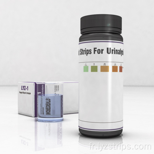 Bandelette réactive urinaire URS-1G pour tester le glucose